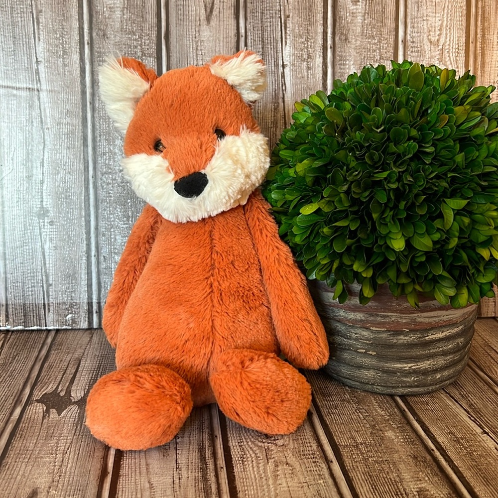JELLYCAT | Bashful Fox Woodland 12" Orange Plush Soft Stuffed Animal Lovie